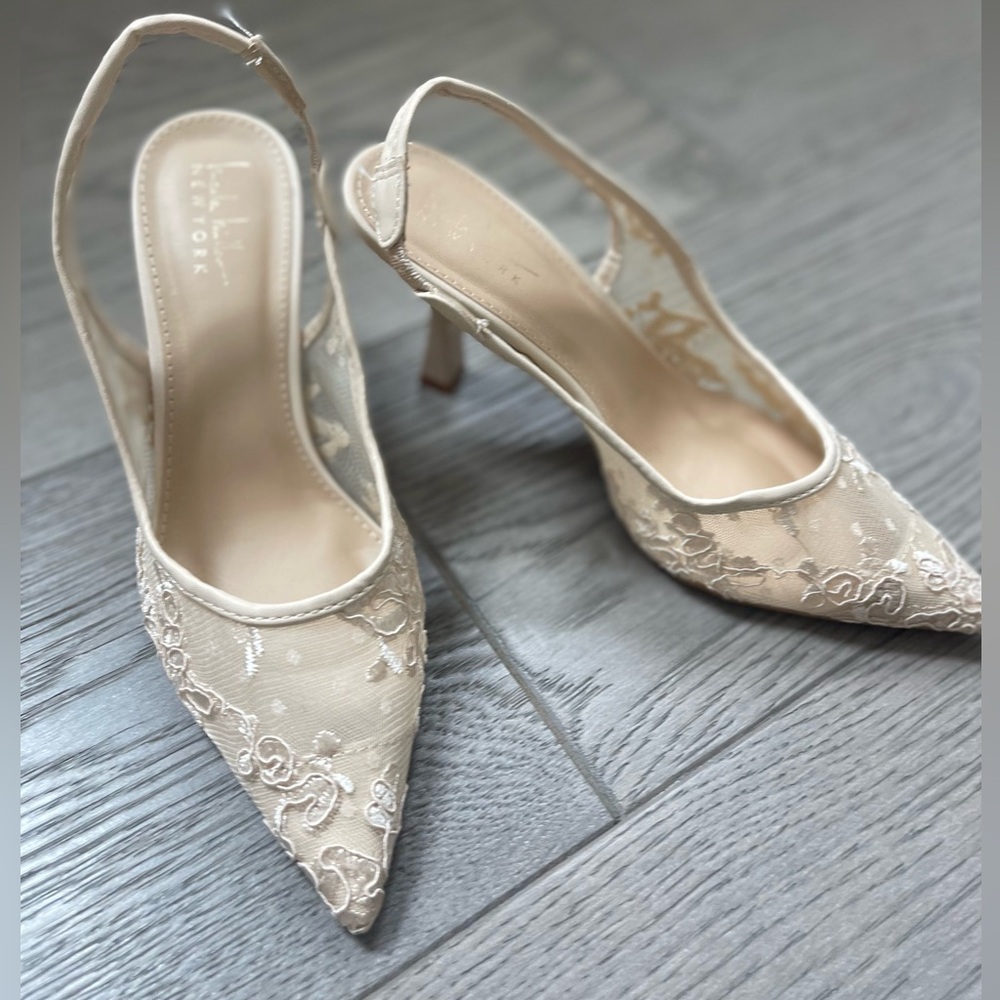 Slingback Lace Heels